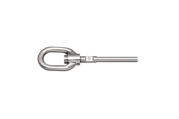 Stainless Steel Hand Swage Swivel Gate Eye, S0718-H0703, S0718-H0705